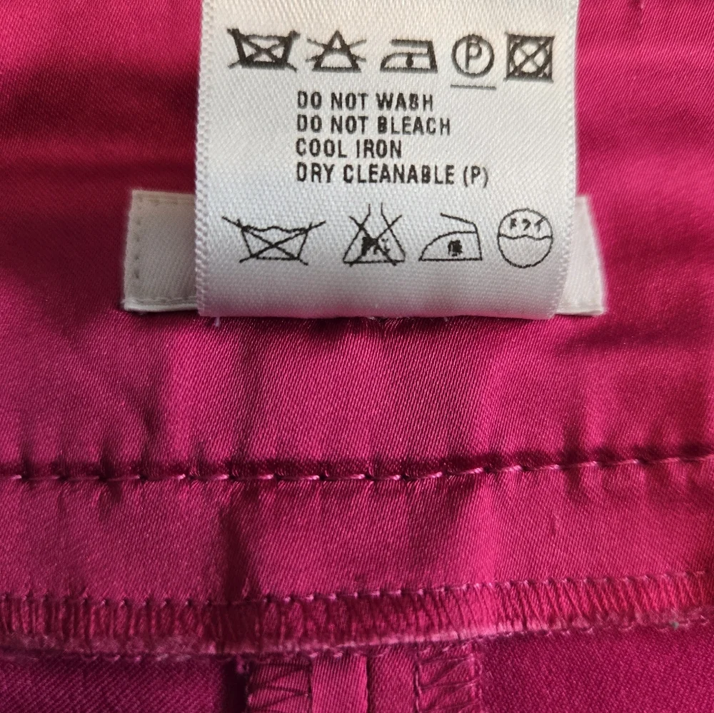 Escada Mid/Low Rise Satin Finish Pants - Picture 5 of 13